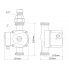 Циркуляционный насос Aquario AC 154-130HW