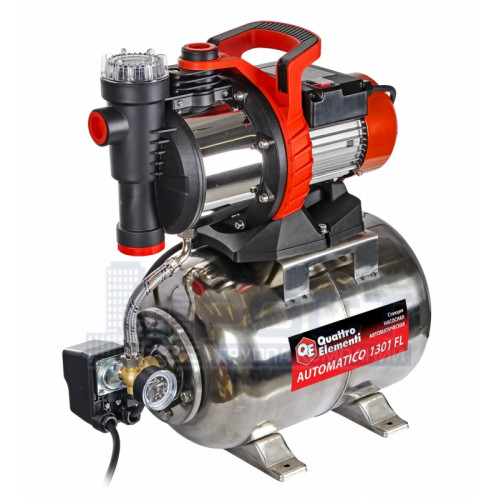 Насосная станция QUATTRO ELEMENTI Automatico 1301 FL Inox