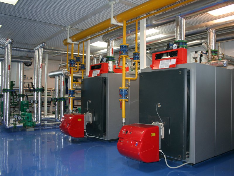 Системы отопления промышленных зданий